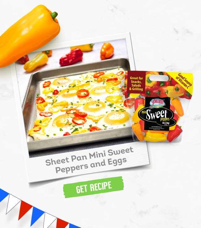 Mini Sweet Peppers and Eggs