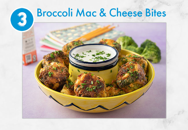 Broccoli Mac & Cheese Bites