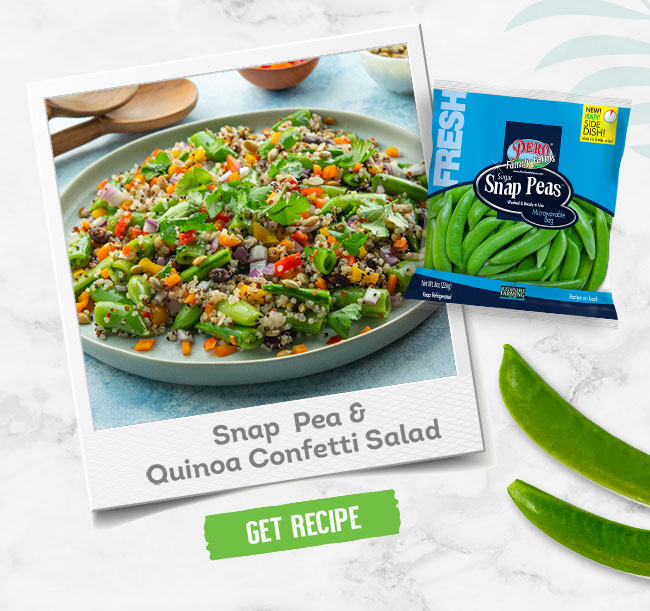 Snap Pea & Quinoa Confetti Salad
