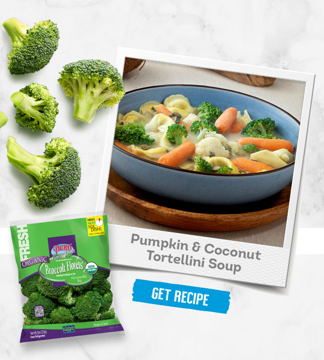 Pumpkin & Coconut Tortellini Soup