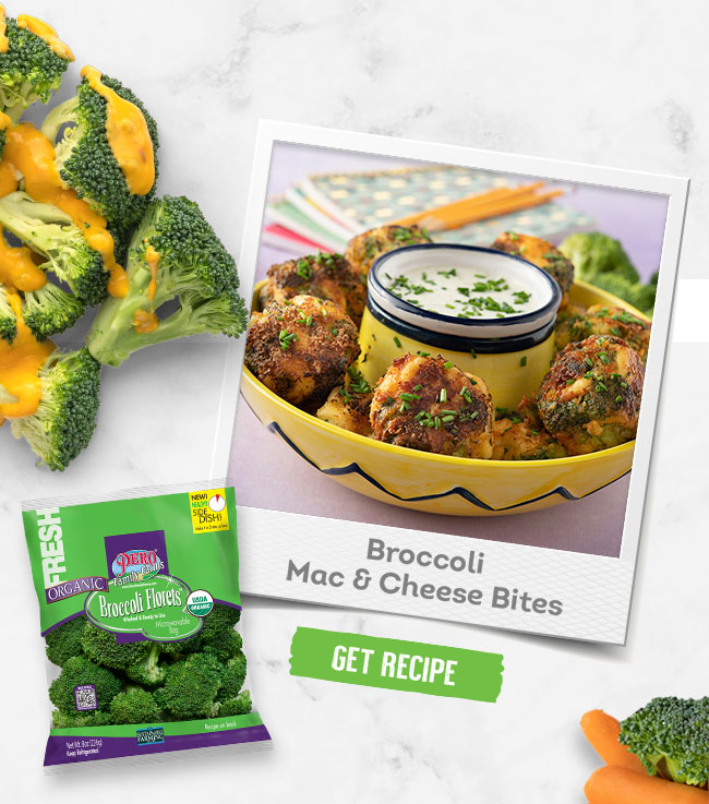 Broccoli Cheddar Mac n Cheese Bites