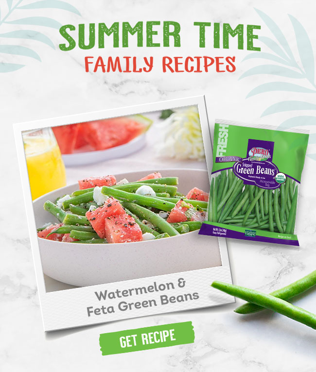 Watermelon and Feta Green Beans