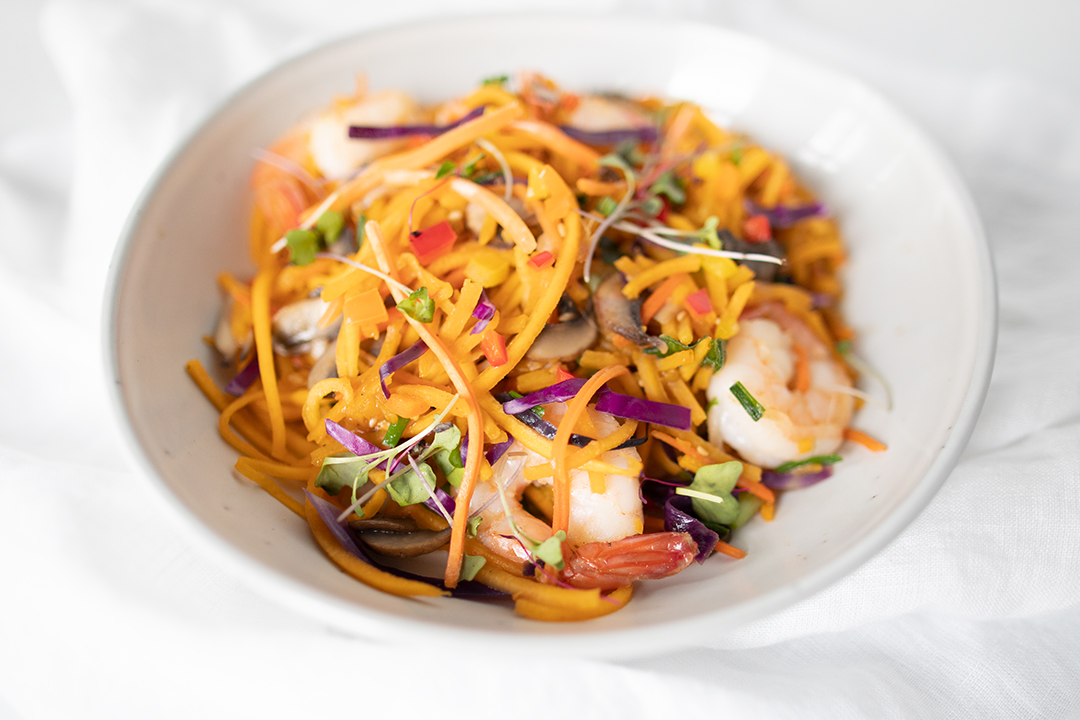 Butternut Veggie Spirals Lo-Mein