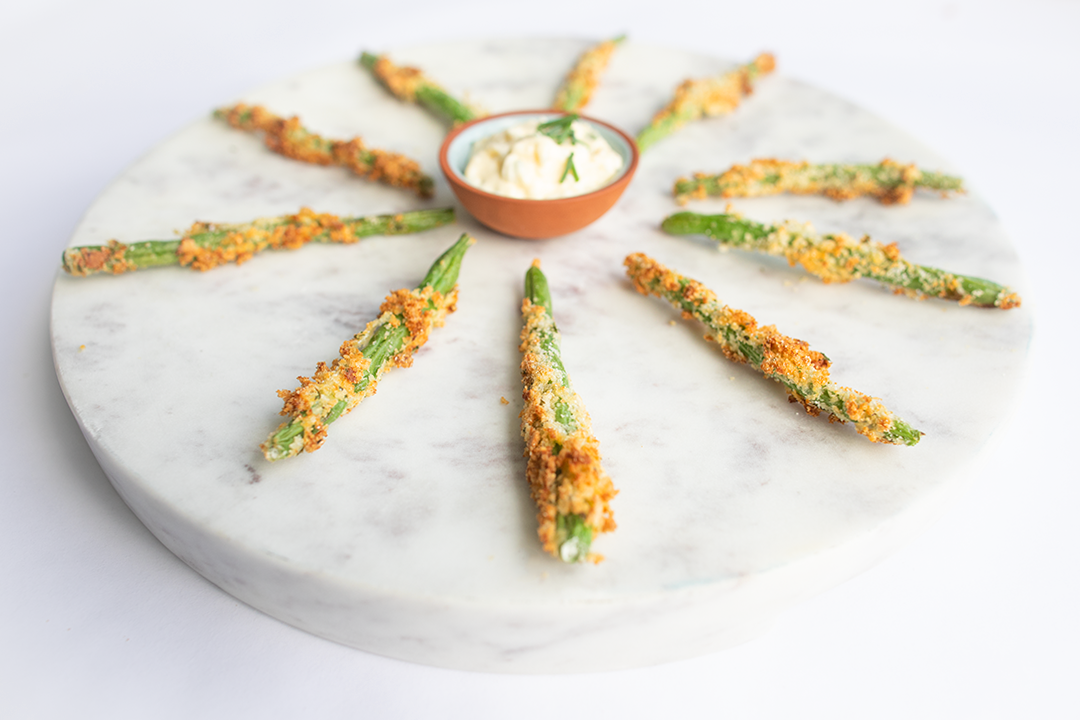 Green Bean Parmesan Crispers