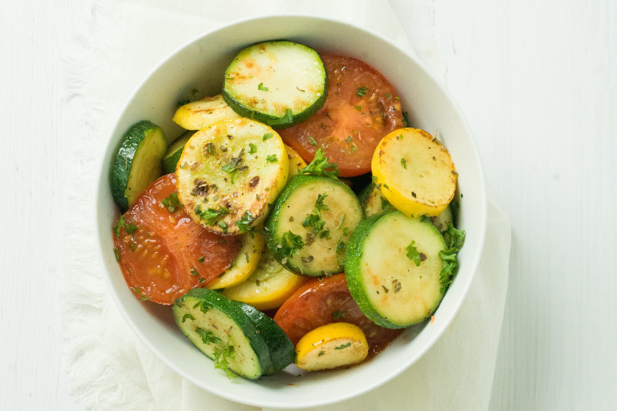 Italian Roasted Squash & Tomatoes