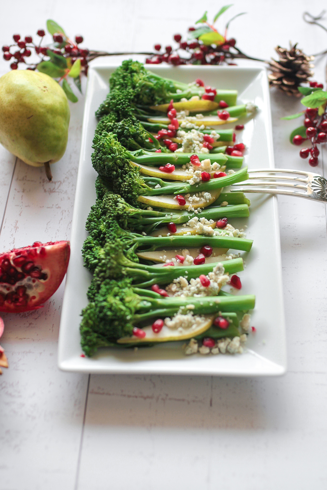 Broccoletti Pear Chestnut & Blue Cheese