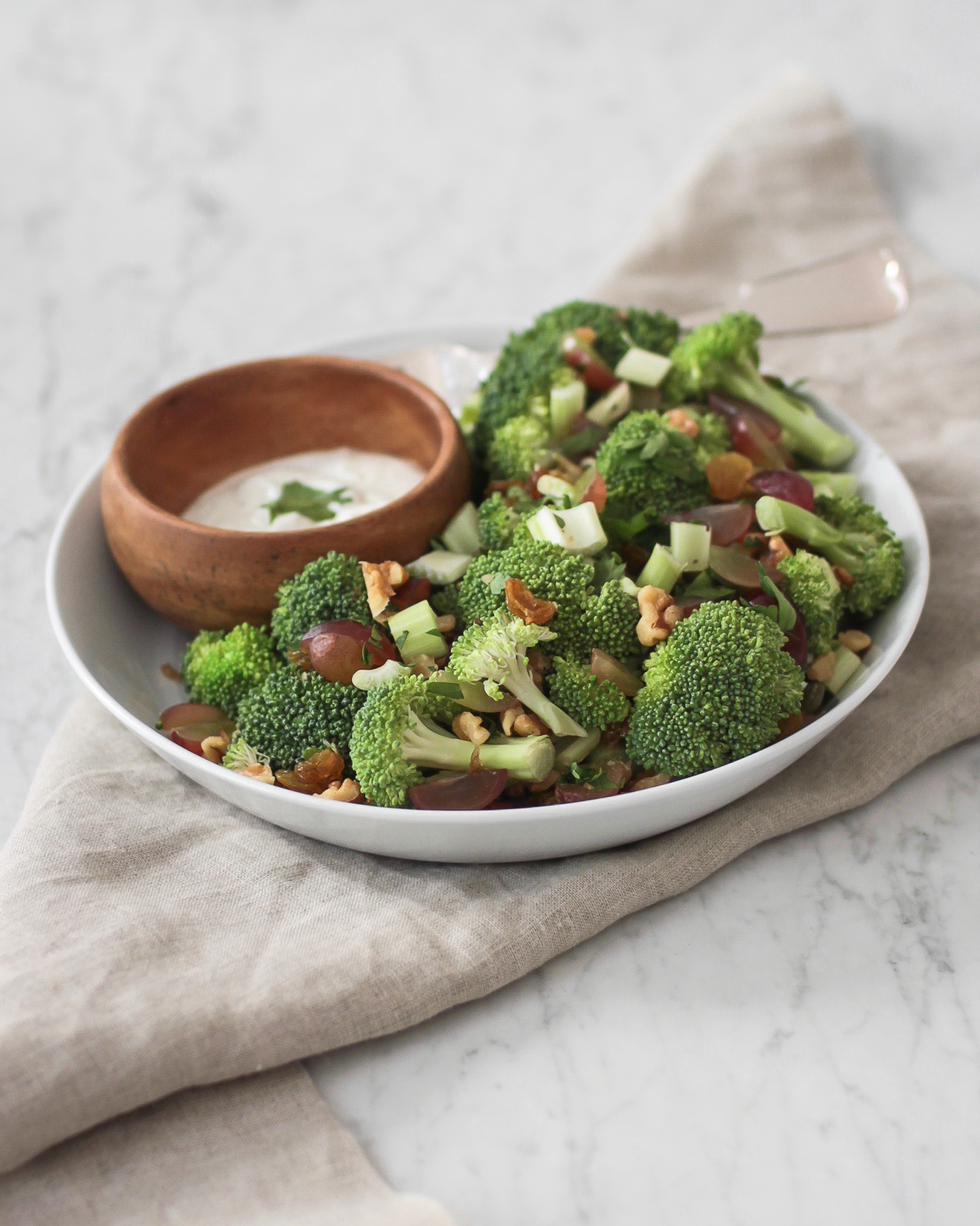 Garden Broccoli Waldorf Salad