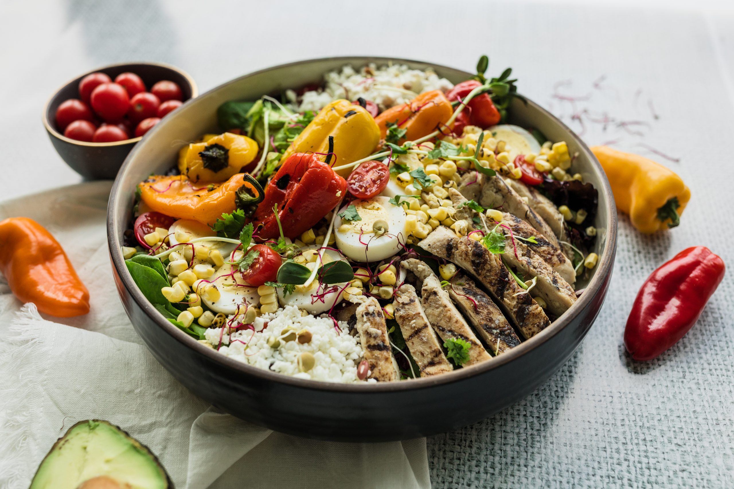 Mini Sweet Pepper Cobb Salad