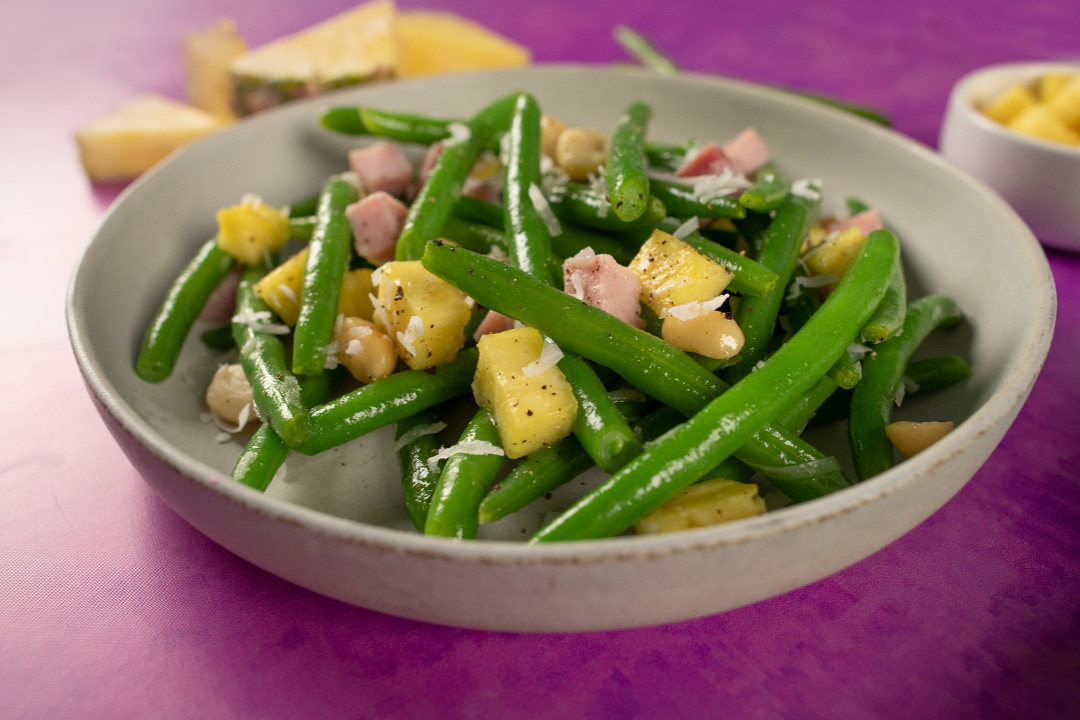 Coconut Pineapple Green Beans