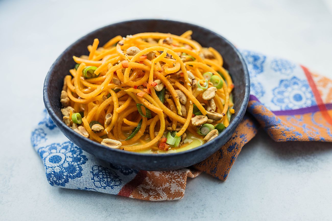 Coconut Curry Butternut Spirals