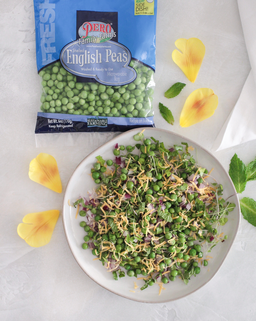 Classic English Pea Salad - Pero Family Farms - Sustainable Farming Since 1908