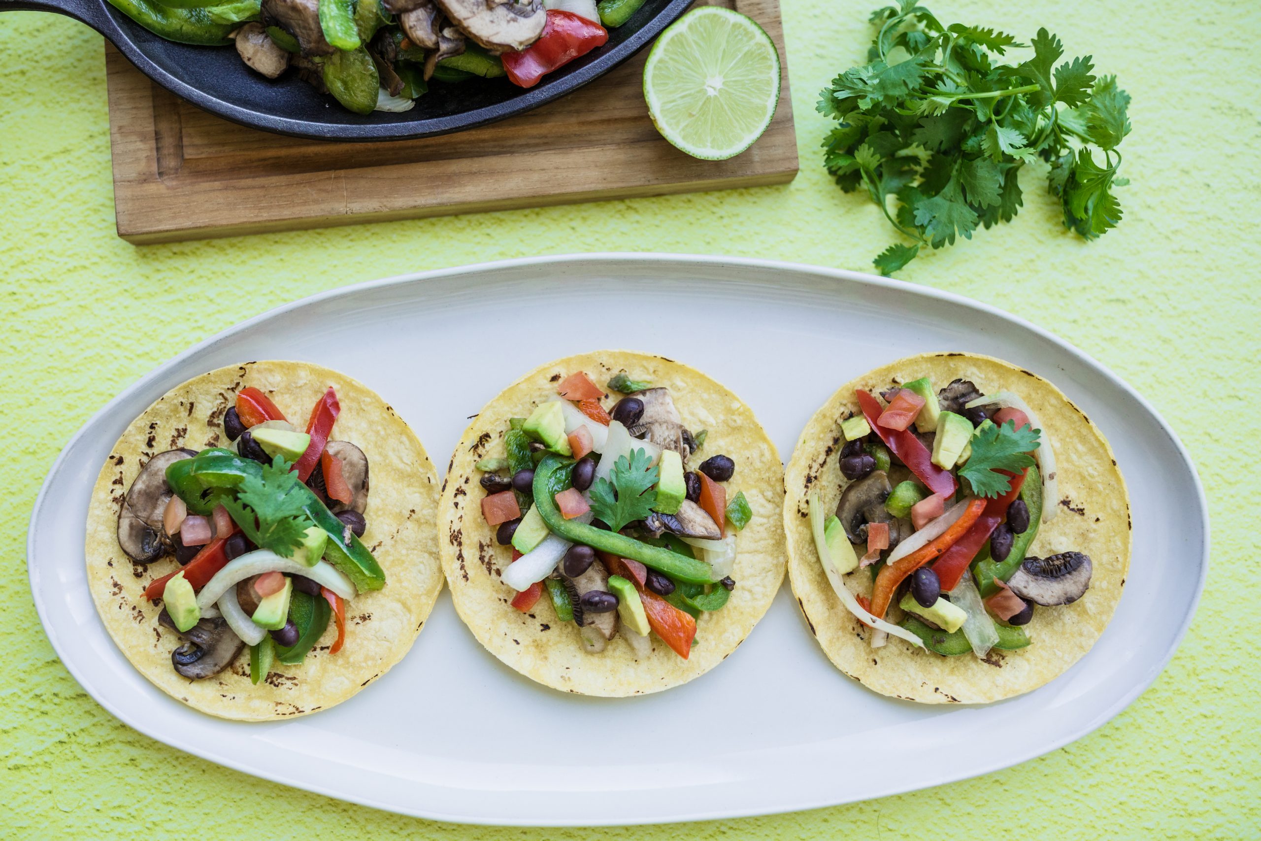 Fresh Veggie Fajitas