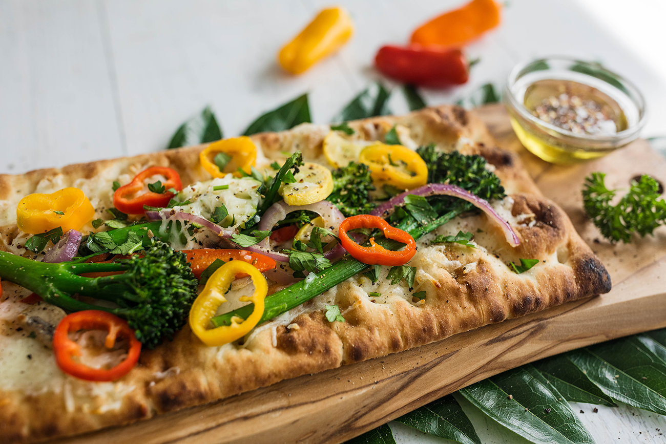 Farmer’s Harvest Mini Sweet & Broccoletti Flatbread