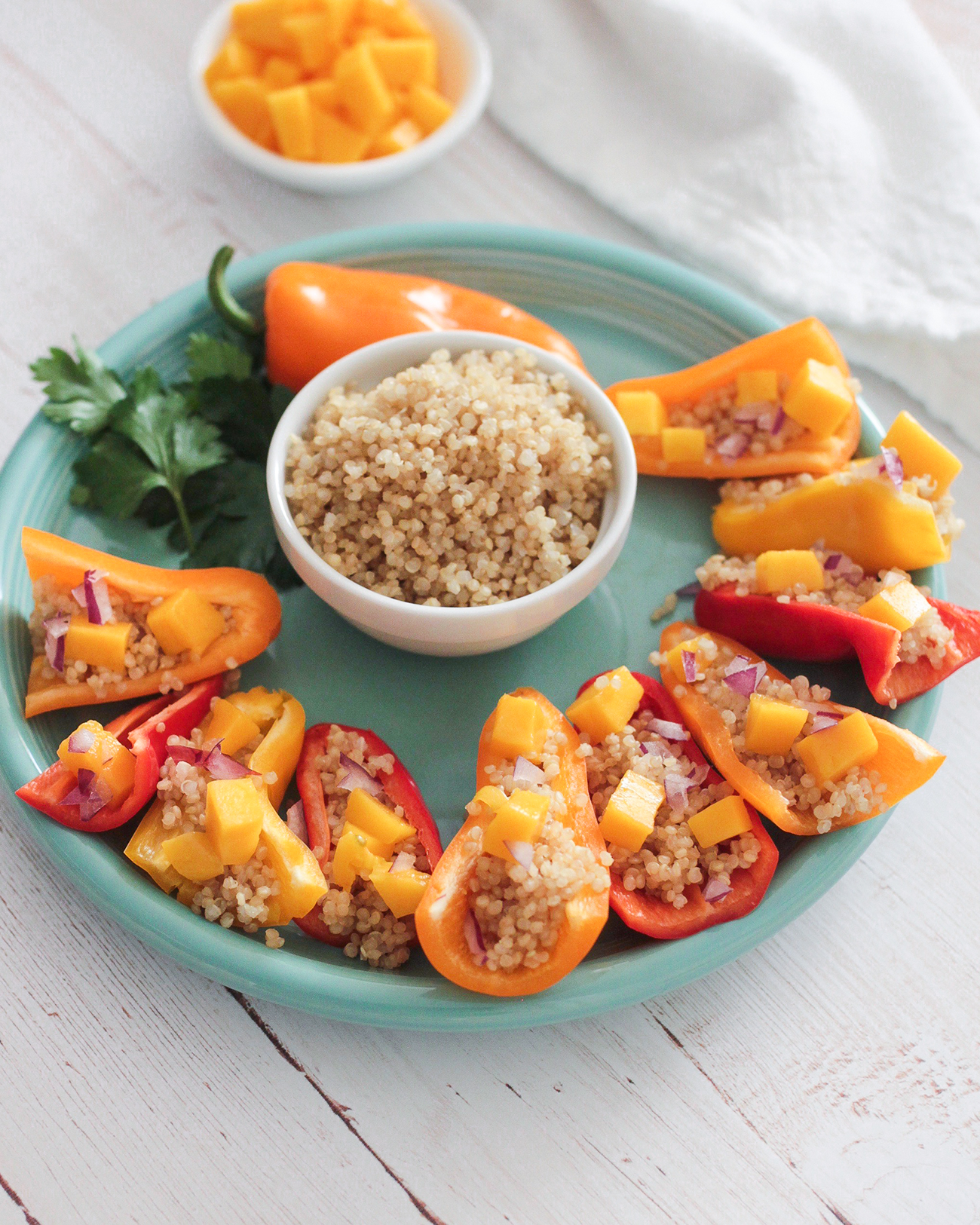 Mango Quinoa Mini Sweets