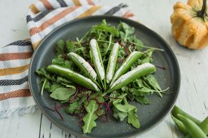 Cheesy Stuffed Sugar Snaps