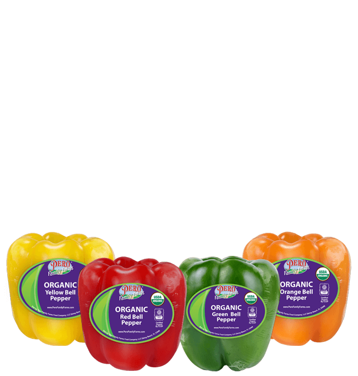 Bell Peppers: Green, Yellow, Red, Orange