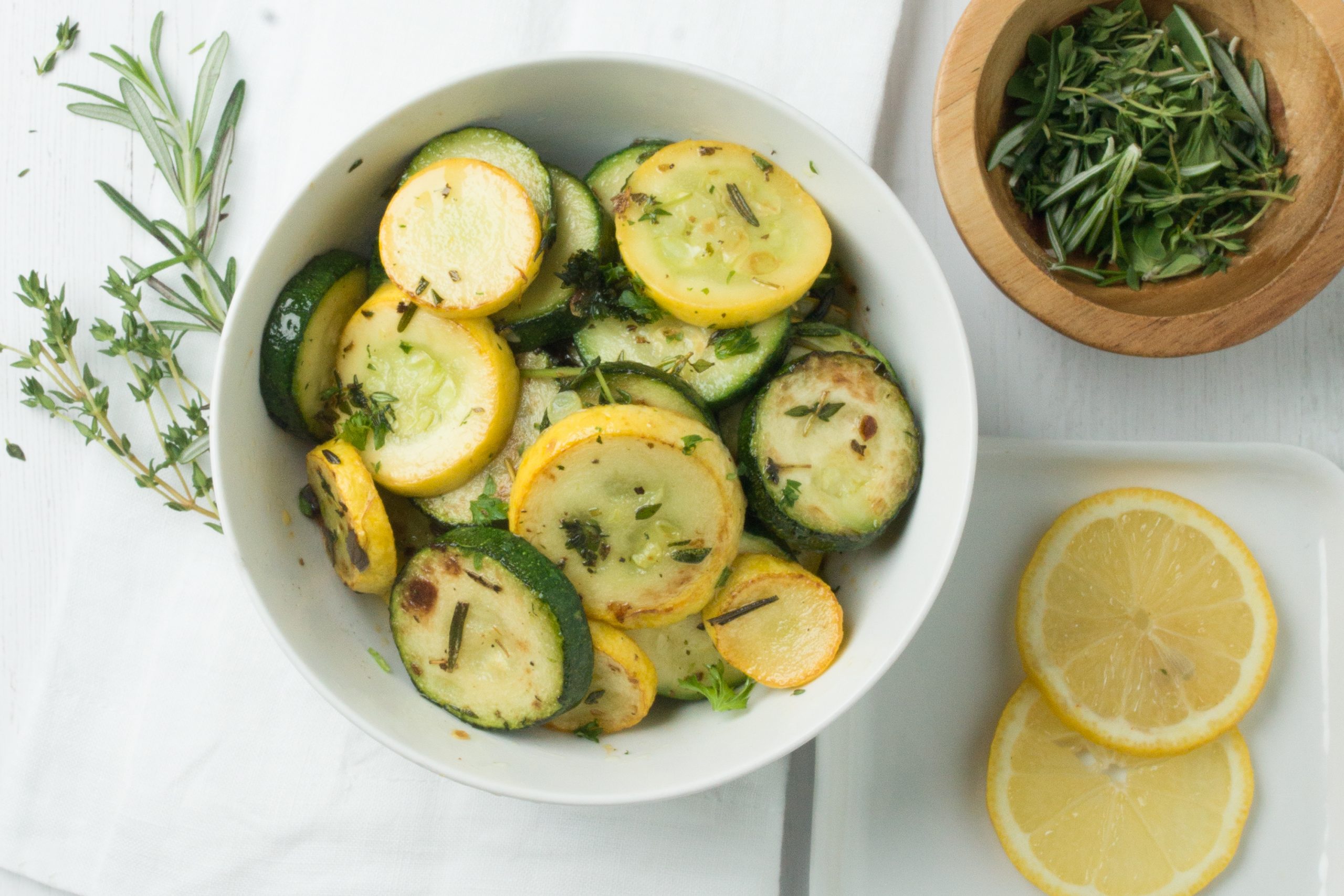 Lemon Garlic & Herb Zucchini & Yellow Squash