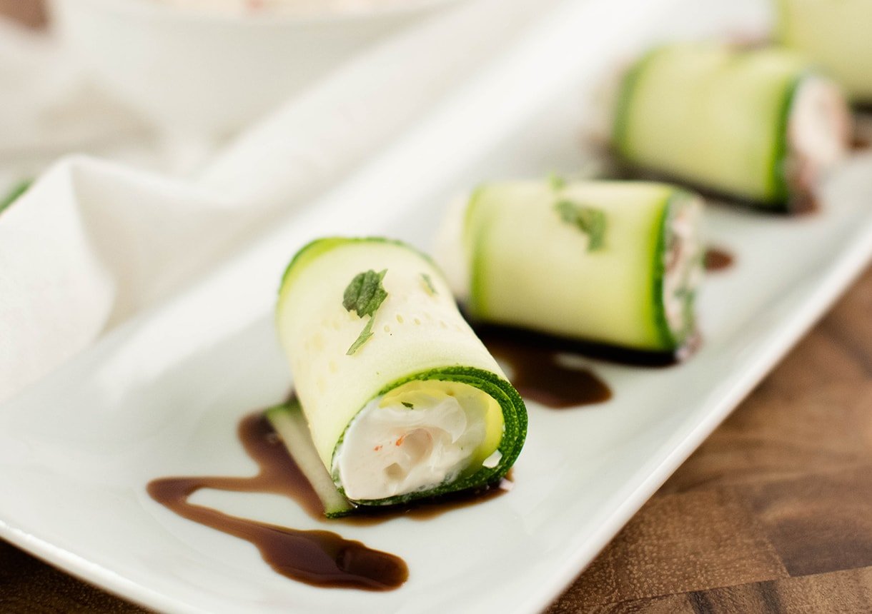 Zucchini Ribbon Roulades