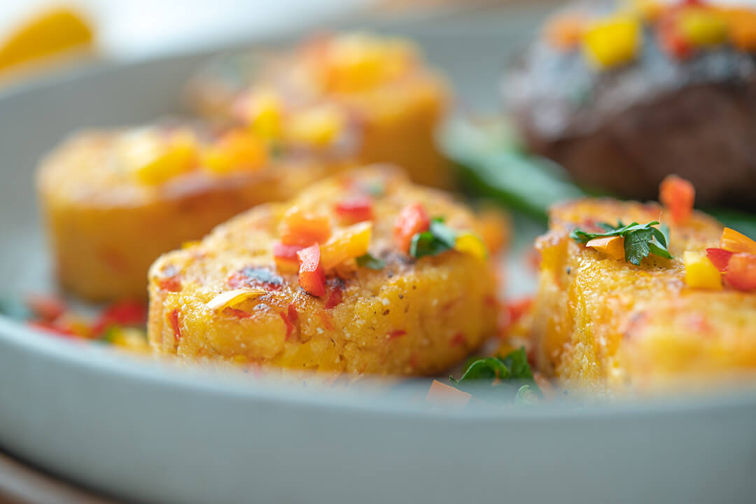 Mini Sweet Pepper Polenta