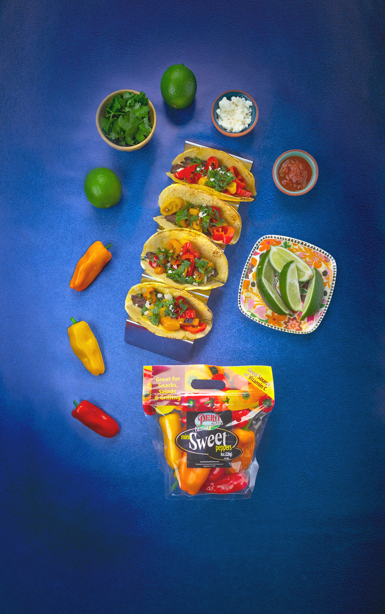 Mini Sweet Pepper Street Tacos