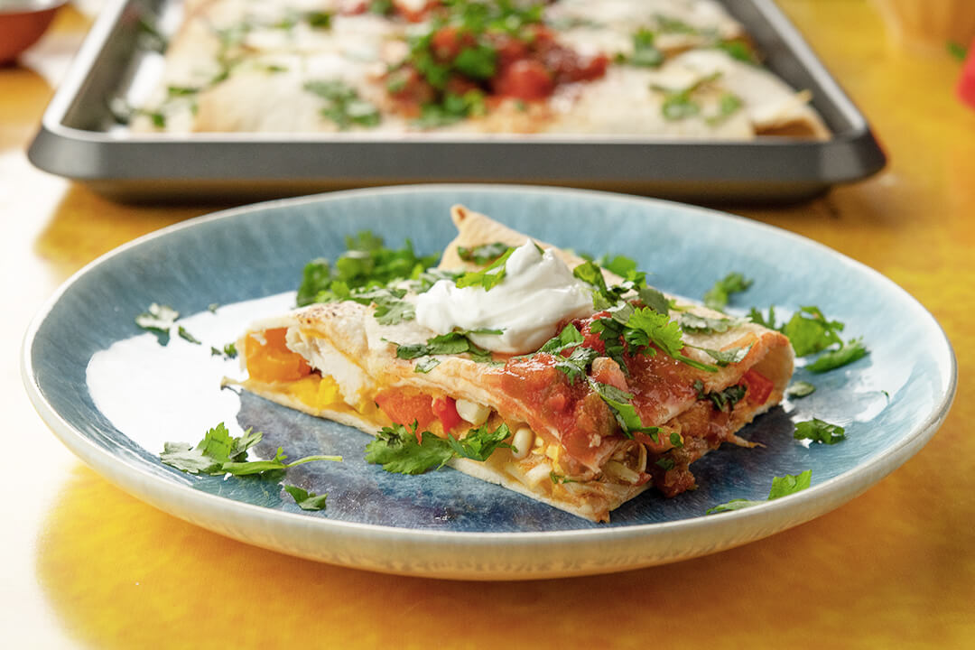 Sheet Pan Quesadilla