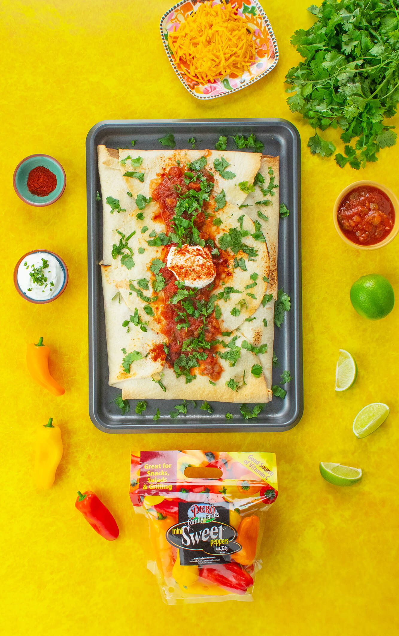 Sheet Pan Quesadilla