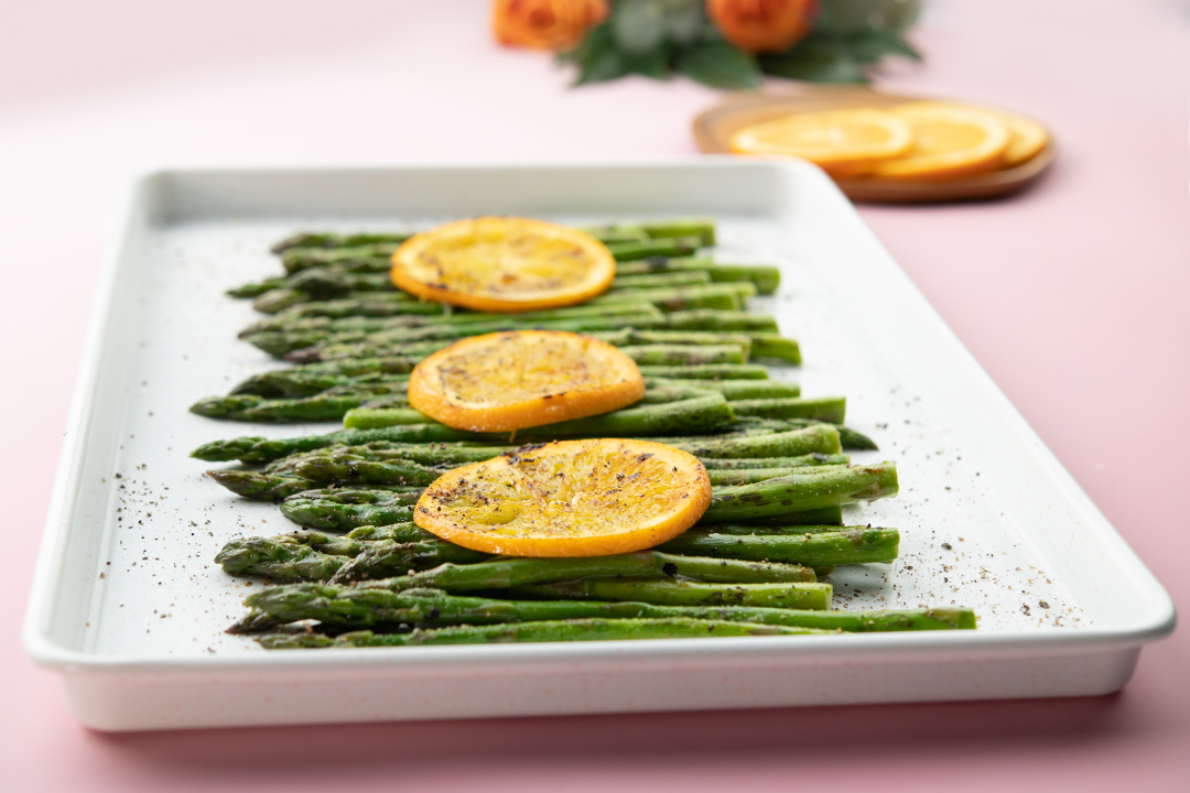 Sheet Pan Asparagus à l'Orange