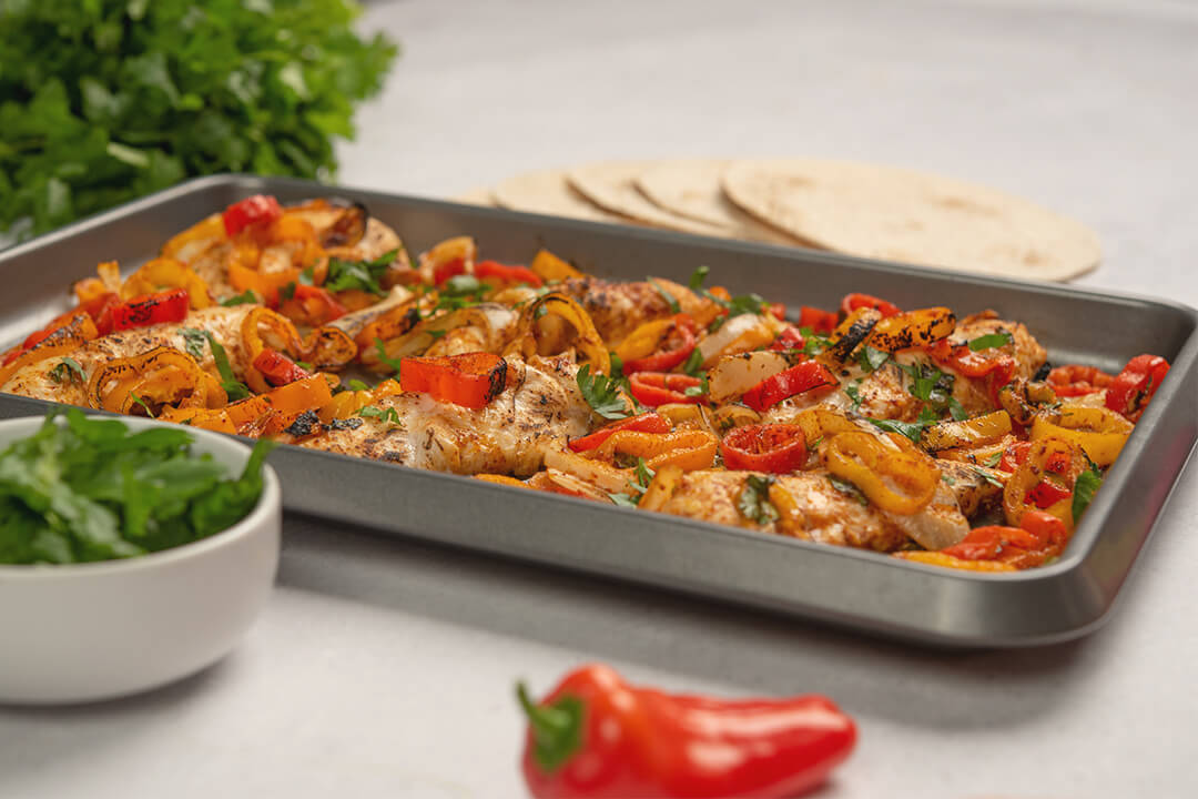 Sheet Pan Chicken Fajitas