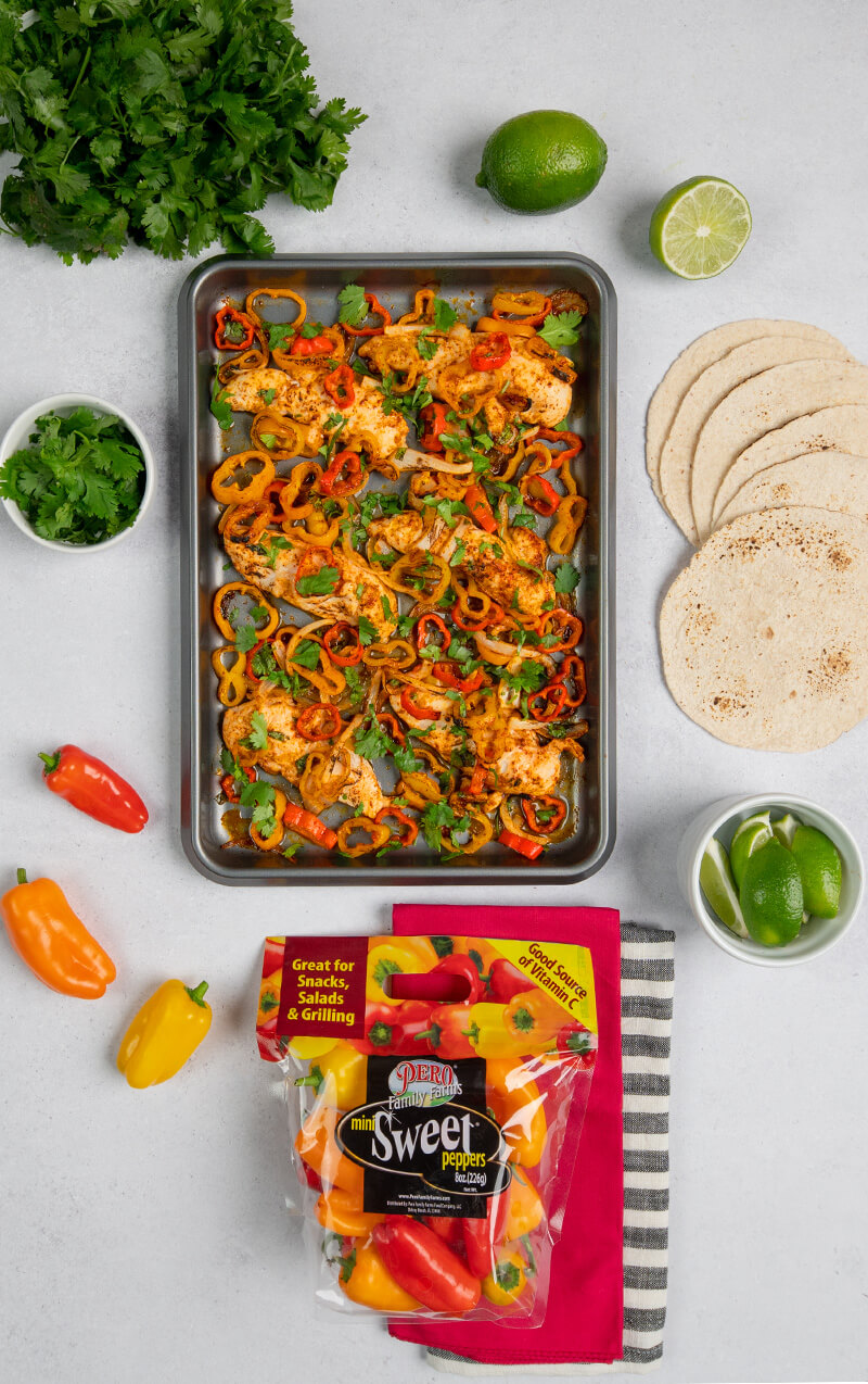 Sheet Pan Chicken Fajitas