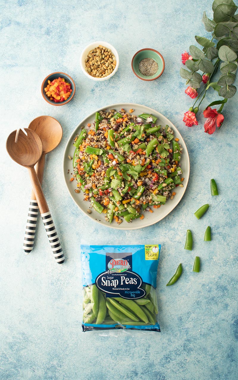 Snap Pea & Quinoa Confetti Salad