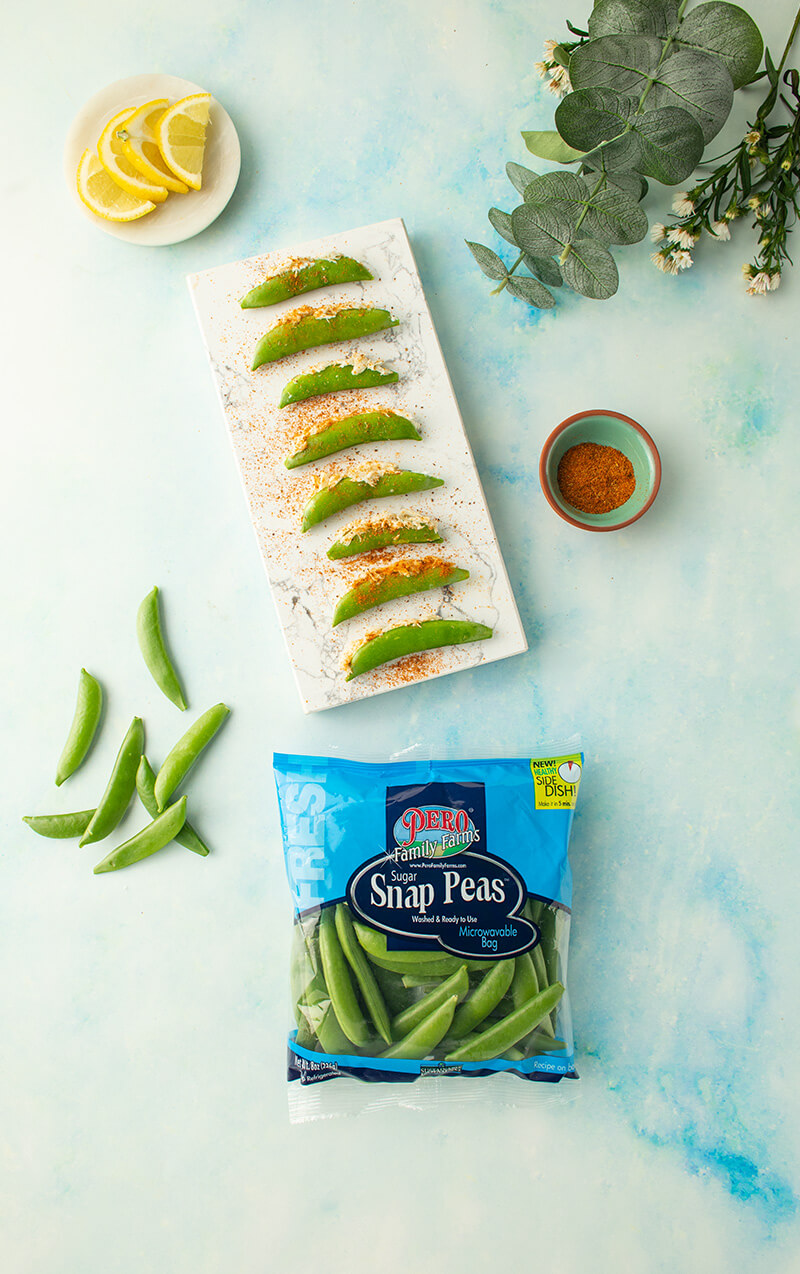 Cheesy Crab-Stuffed Snap Peas