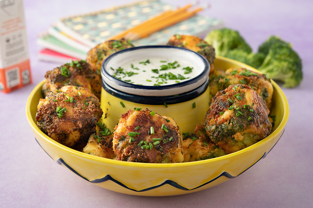 Broccoli Mac & Cheese Bites