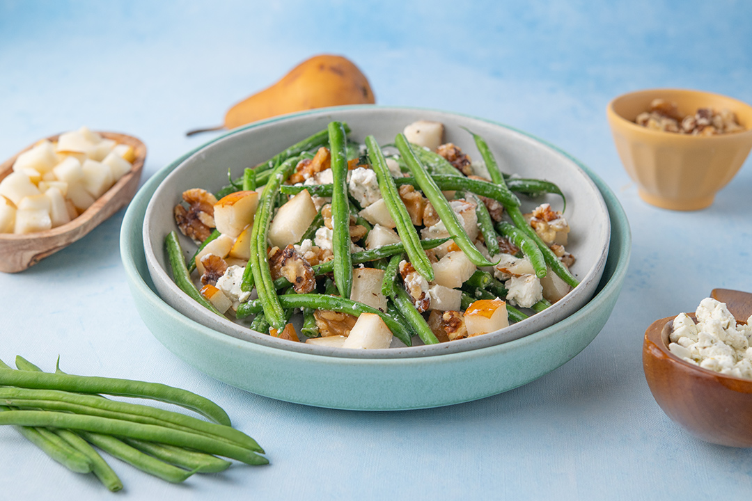Pear & Goat Cheese French Beans