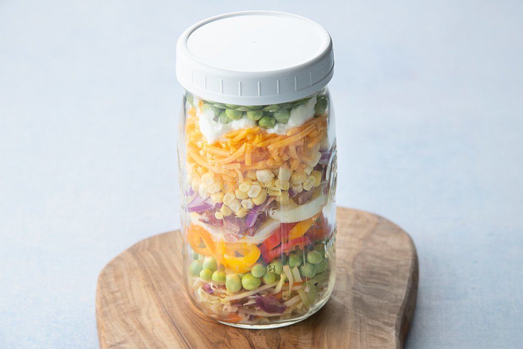 8 Layer Veggie Salad