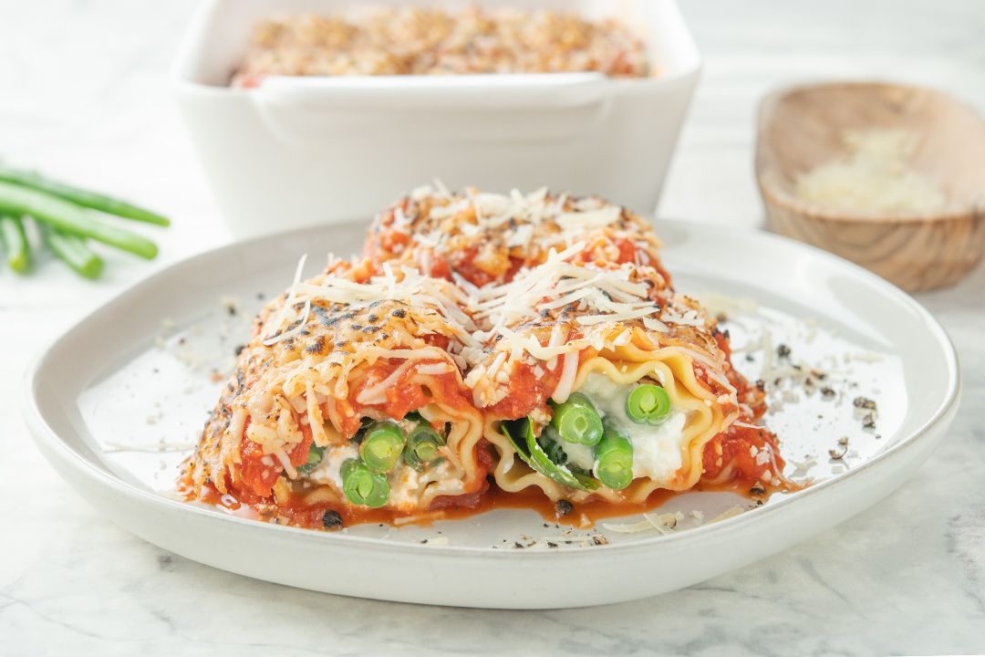 Vegetable Lasagna Roll Ups