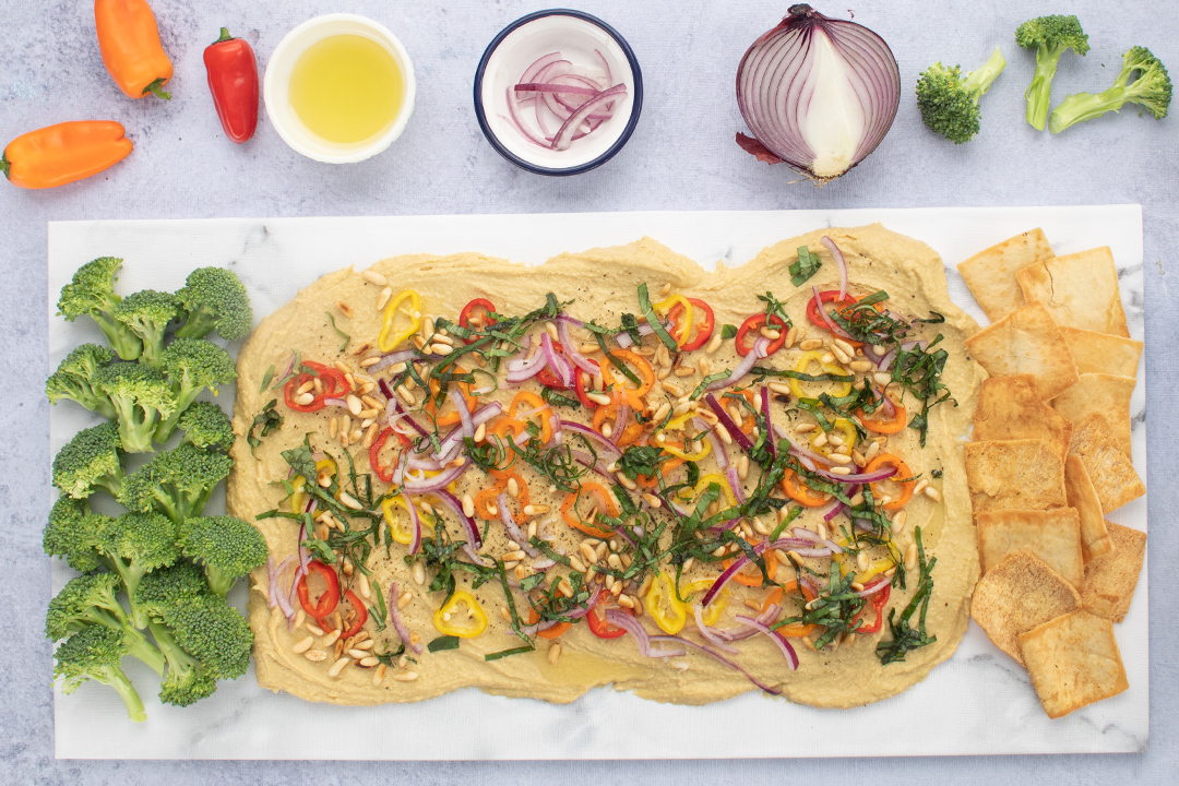 Hummus & Vegetable Board