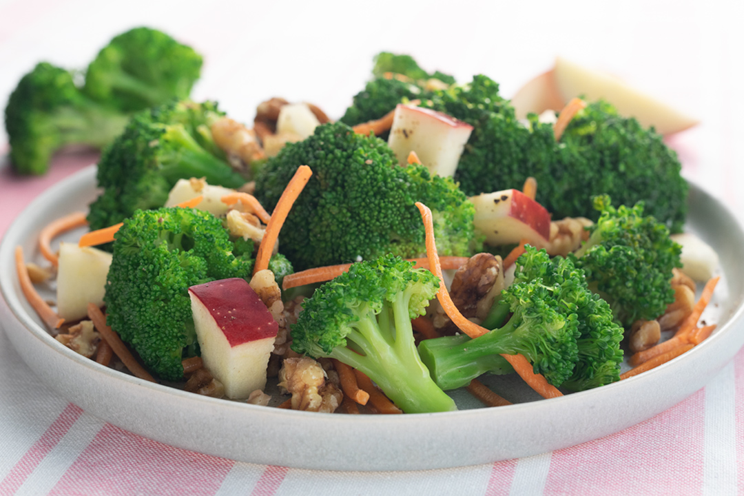 Broccoli Apple Walnut Salad