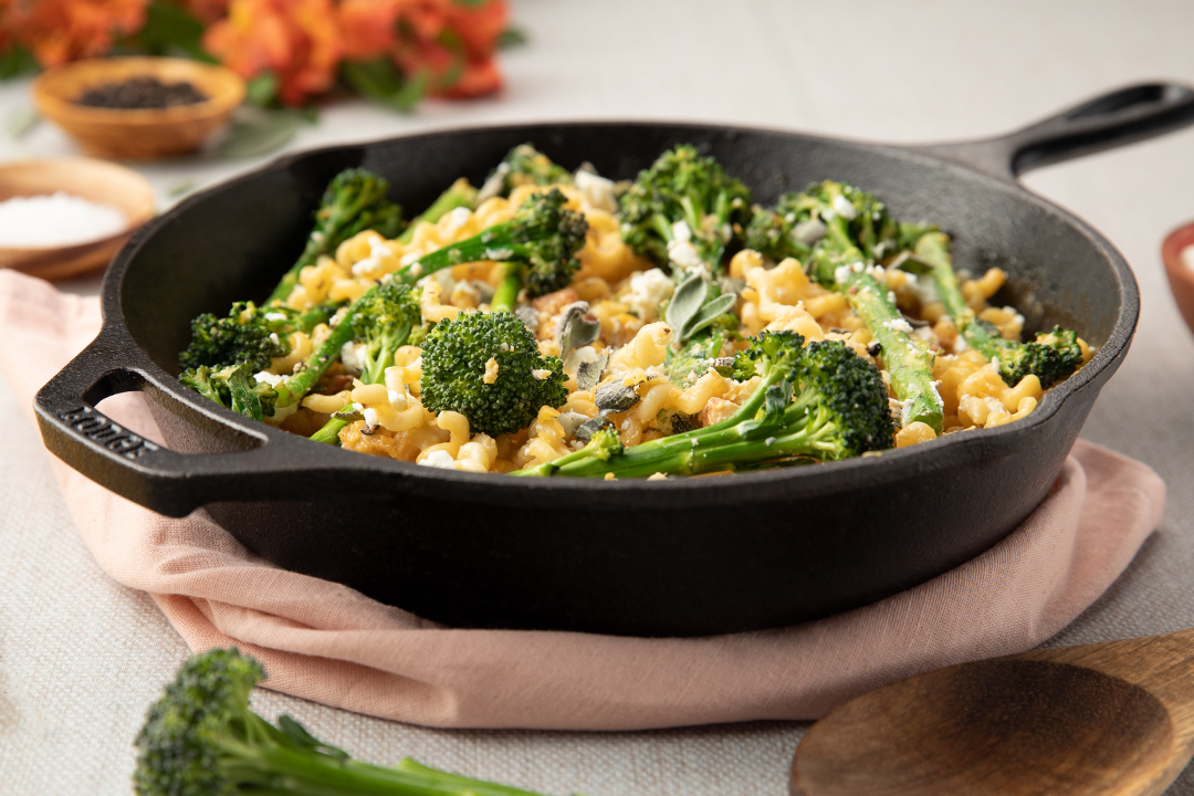 Broccoletti Fusilli Lunghi with Creamy Butternut