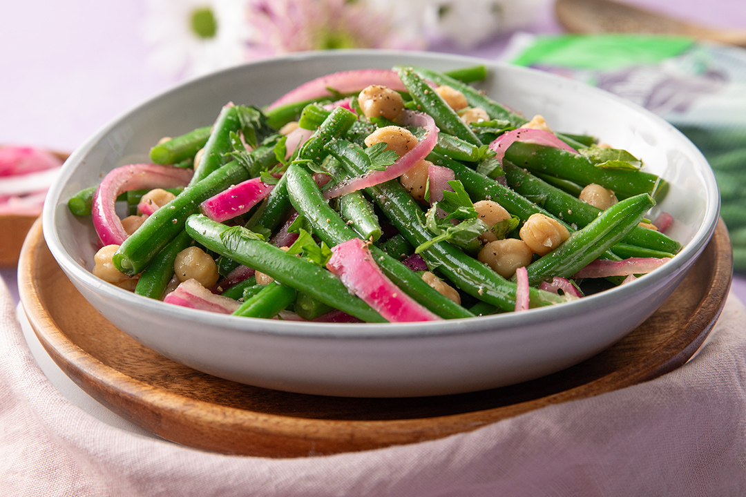 Zesty Green Bean and Chickpea Salad