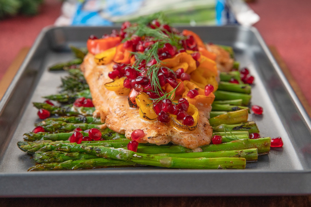 Holiday Salmon Sheet Pan