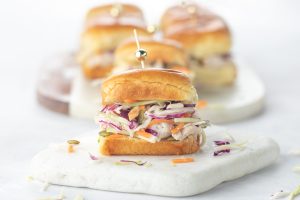 Chicken Apple Veggie Sliders