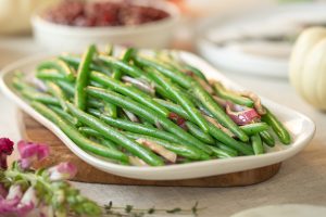 Green Beans with Shiitake Mushrooms