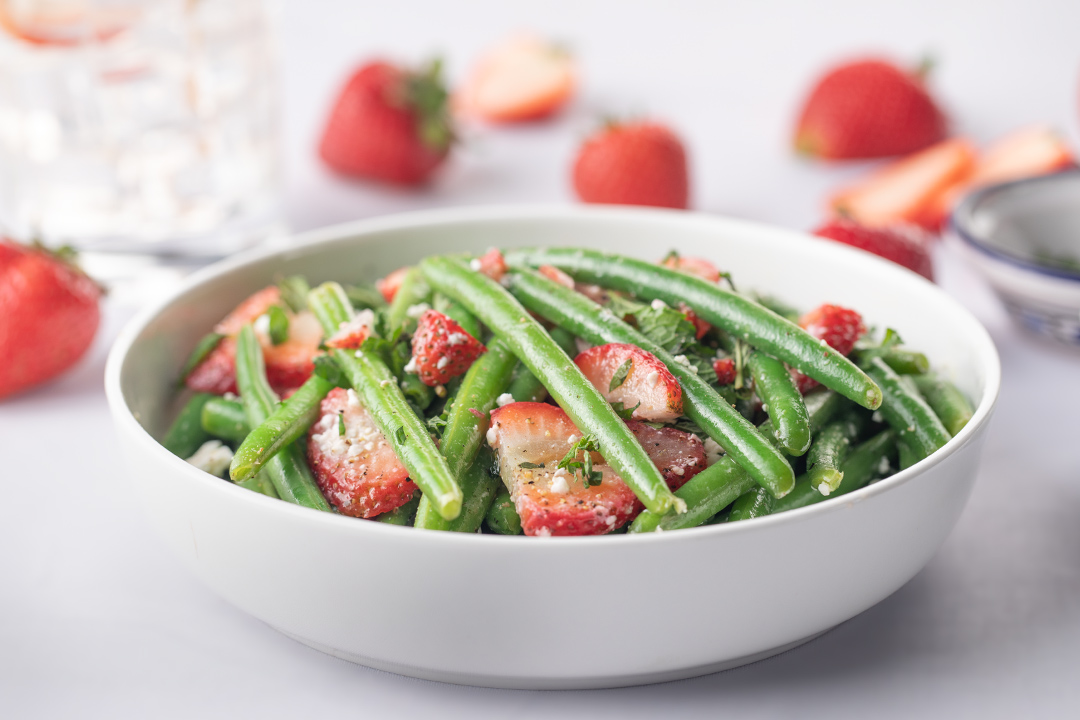 Strawberry Feta Green Beans