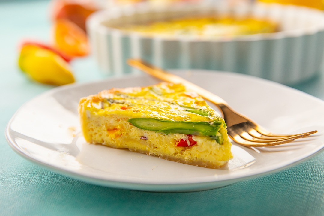 Spring Asparagus Quiche